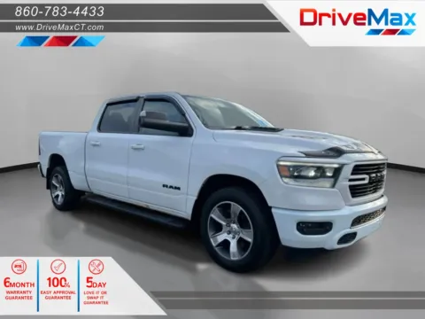 White 2020 Ram 1500 Crew Cab Rebel Pickup 4D 5 1/2 ft for sale in Manchester, CT