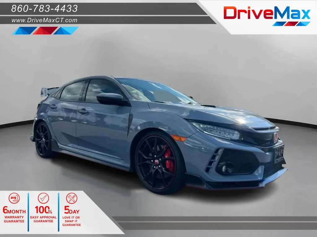 Blue 2019 Honda Civic Type R Touring Hatchback Sedan 4D for sale in Manchester, CT