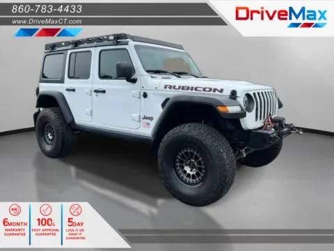 White 2021 Jeep Wrangler Unlimited Rubicon Sport Utility 4D for sale in Manchester, CT