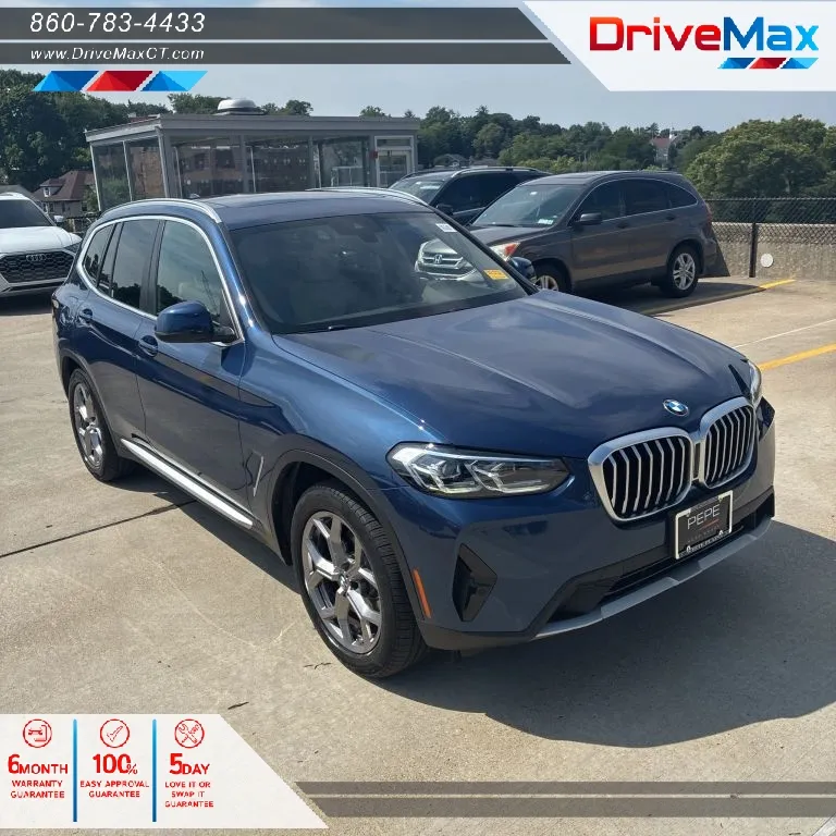 Blue 2022 BMW X3 xDrive30i Sport Utility 4D for sale in Manchester, CT