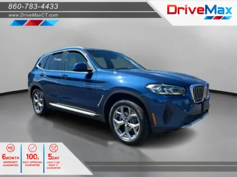 Blue 2022 BMW X3 xDrive30i Sport Utility 4D for sale in Manchester, CT