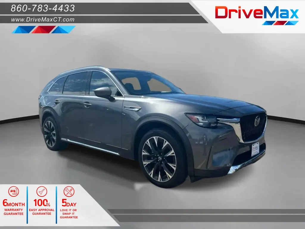 Gray 2024 MAZDA CX-90 PHEV Premium Sport Utility 4D for sale in Manchester, CT