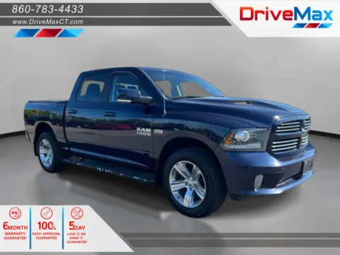 Blue 2017 Ram 1500 Crew Cab Sport Pickup 4D 5 1/2 ft for sale in Manchester, CT