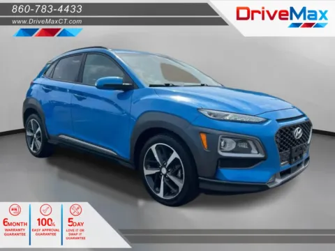 Blue 2018 Hyundai Kona Ultimate Sport Utility 4D for sale in Manchester, CT
