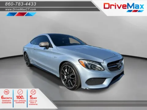 Silver 2018 Mercedes-Benz AMG C-Class C 43 AMG Coupe 2D for sale in Manchester, CT
