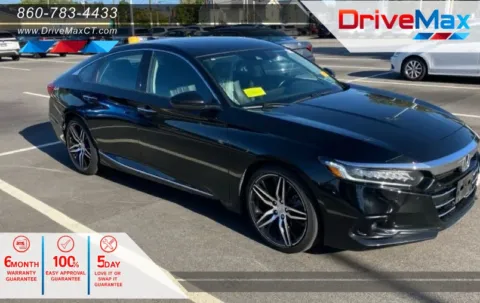 Black 2021 Honda Accord Touring Sedan 4D for sale in Manchester, CT