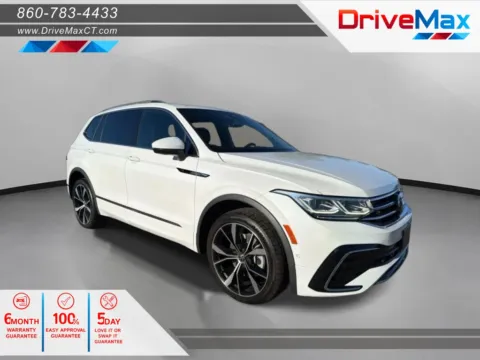 White 2022 Volkswagen Tiguan SEL R-Line 4MOTION Sport Utility 4D for sale in Manchester, CT