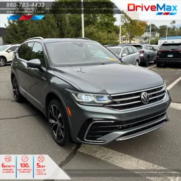 Gray 2022 Volkswagen Tiguan SEL R-Line 4MOTION Sport Utility 4D for sale in Manchester, CT