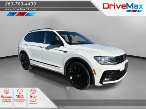 White 2021 Volkswagen Tiguan SE R-Line Black 4MOTION Sport Utility 4D for sale in Manchester, CT