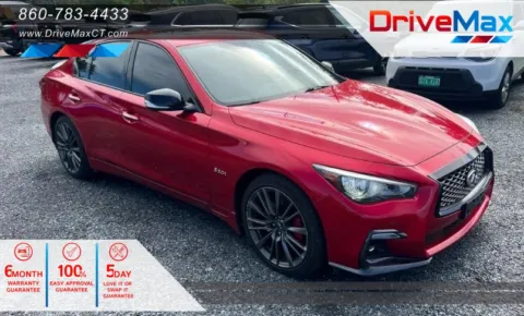 Red 2019 INFINITI Q50 RED SPORT 400 Sedan 4D for sale in Manchester, CT