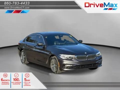 Black 2018 BMW 5 Series 530e iPerformance Sedan 4D for sale in Manchester, CT