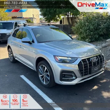 Silver 2021 Audi Q5 45 TFSI Premium Plus Sport Utility 4D for sale in Manchester, CT
