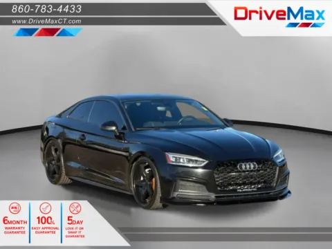 Black 2019 Audi A5 Premium Coupe 2D for sale in Manchester, CT