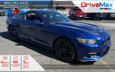 Blue 2016 Ford Mustang EcoBoost Coupe 2D for sale in Manchester, CT