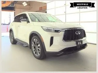 White 2024 INFINITI QX60 LUXE for sale in Westfield, IN