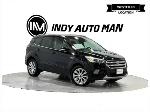 Black 2017 Ford Escape Titanium for sale in Westfield, IN