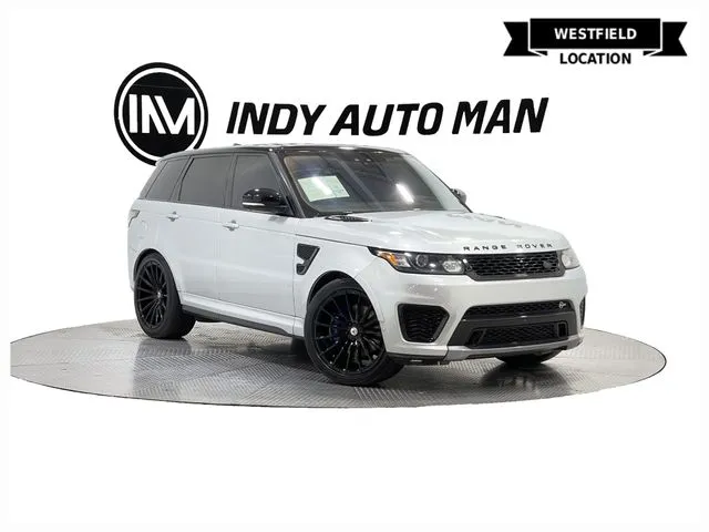 Silver 2017 Land Rover Range Rover Sport 5.0L V8 Supercharged SVR for sale in Westfield, IN