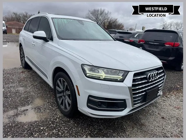 White 2018 Audi Q7 3.0T Prestige quattro for sale in Westfield, IN