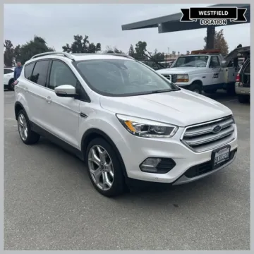 White 2019 Ford Escape Titanium for sale in Westfield, IN