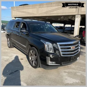 Black 2015 Cadillac Escalade ESV Premium for sale in Westfield, IN