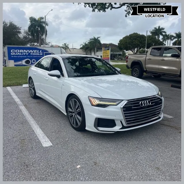 White 2019 Audi A6 3.0T Prestige quattro for sale in Westfield, IN