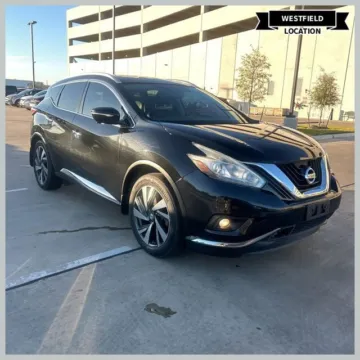 Black 2015 Nissan Murano Platinum for sale in Westfield, IN