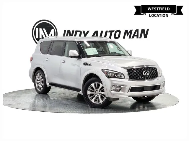 Silver 2017 INFINITI QX80 for sale in Westfield, IN