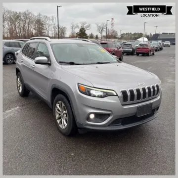 Silver 2019 Jeep Cherokee Latitude Plus for sale in Westfield, IN