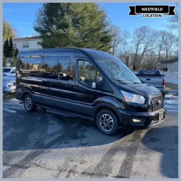 Black 2021 Ford Transit-350 XLT for sale in Westfield, IN