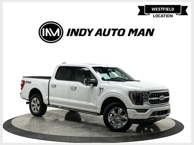 White 2021 Ford F-150 Platinum for sale in Westfield, IN