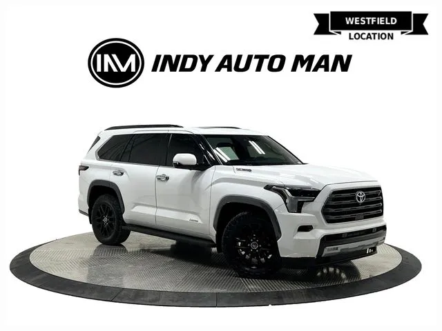 White 2023 Toyota Sequoia Limited for sale in Westfield, IN