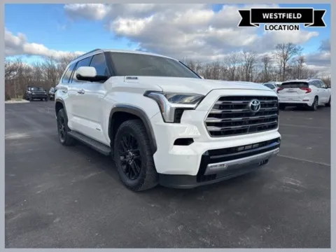 White 2023 Toyota Sequoia Limited for sale in Westfield, IN