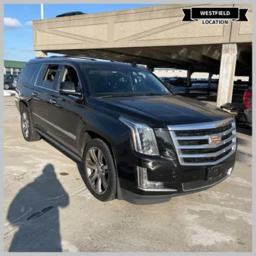 Black 2015 Cadillac Escalade ESV Premium for sale in Westfield, IN