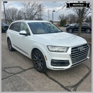White 2018 Audi Q7 3.0T Premium Plus quattro for sale in Westfield, IN