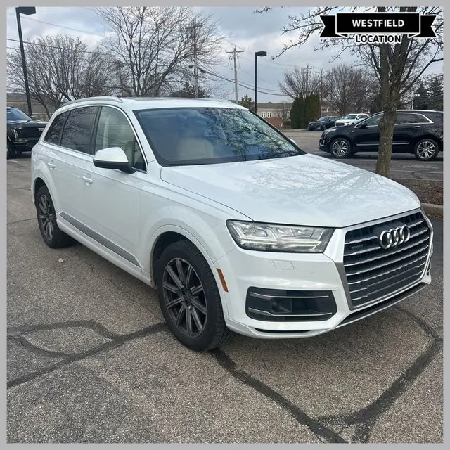 White 2018 Audi Q7 3.0T Premium Plus quattro for sale in Westfield, IN