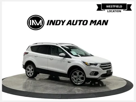 White 2017 Ford Escape Titanium for sale in Westfield, IN