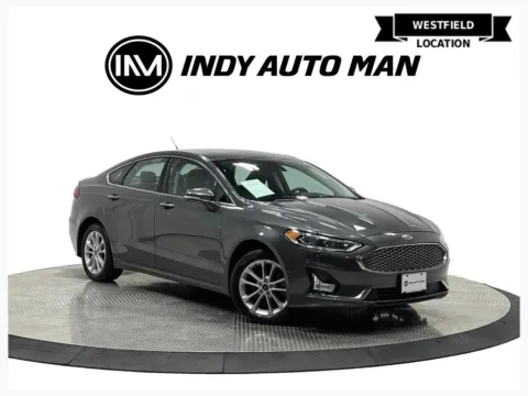 Gray 2020 Ford Fusion Energi Titanium for sale in Westfield, IN