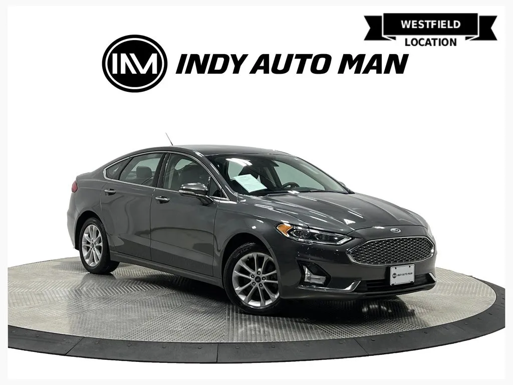 Gray 2020 Ford Fusion Energi Titanium for sale in Westfield, IN