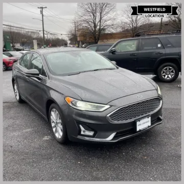 Gray 2020 Ford Fusion Energi Titanium for sale in Westfield, IN