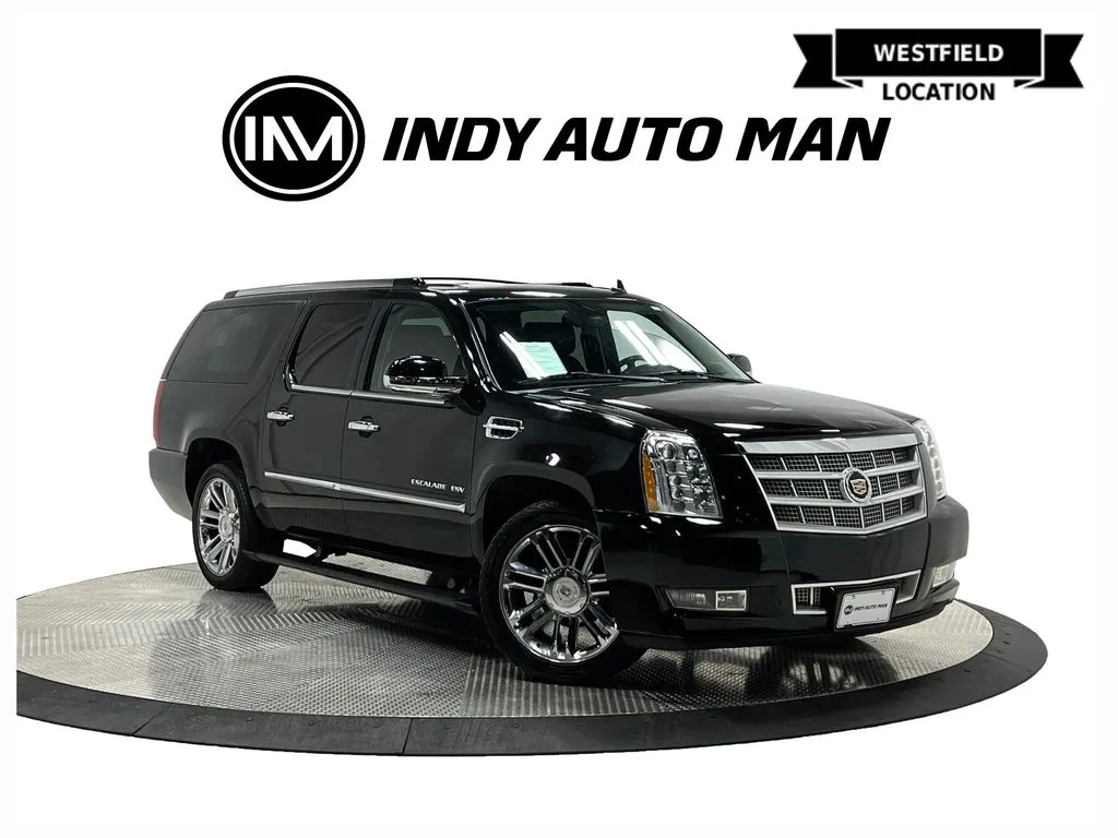 Black 2013 Cadillac Escalade ESV Platinum Edition for sale in Westfield, IN