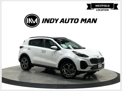 White 2021 Kia Sportage SX for sale in Westfield, IN