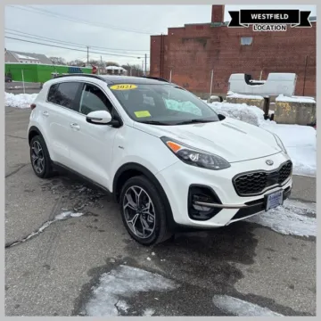White 2021 Kia Sportage SX for sale in Westfield, IN