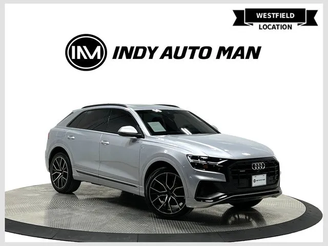 Silver 2021 Audi Q8 55 Premium Plus quattro for sale in Westfield, IN