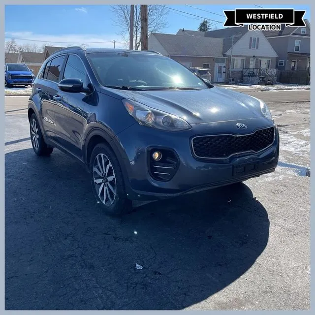 Blue 2017 Kia Sportage EX for sale in Westfield, IN