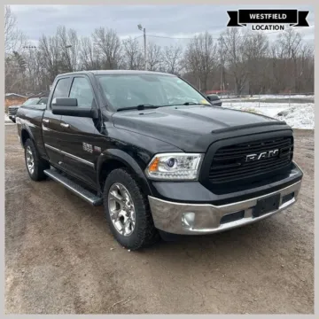 Black 2016 Ram 1500 Laramie for sale in Westfield, IN