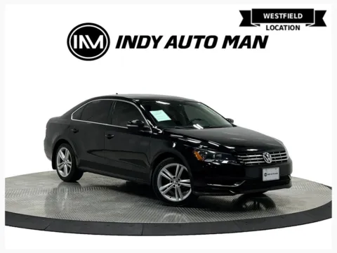 Black 2015 Volkswagen Passat TDI SE w/Sunroof for sale in Westfield, IN