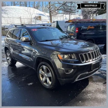 Blue 2015 Jeep Grand Cherokee Limited for sale in Westfield, IN