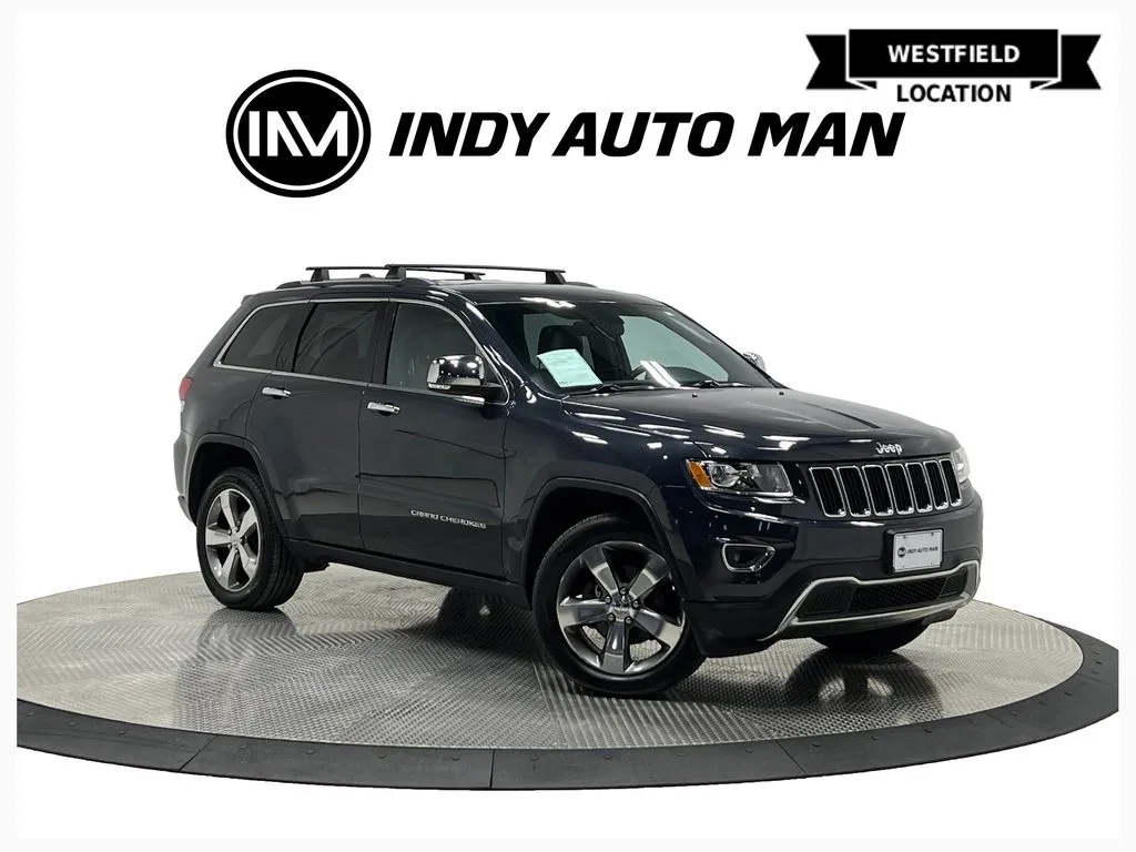Blue 2015 Jeep Grand Cherokee Limited for sale in Westfield, IN