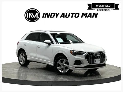 White 2020 Audi Q3 Premium quattro for sale in Westfield, IN