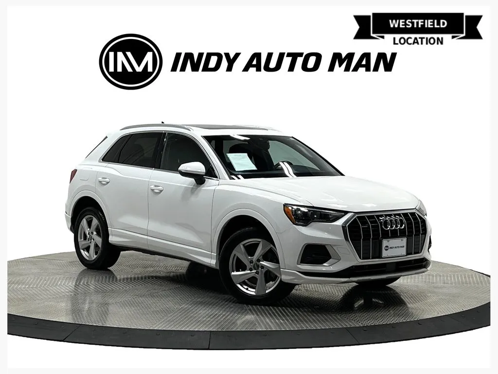 White 2020 Audi Q3 Premium quattro for sale in Westfield, IN